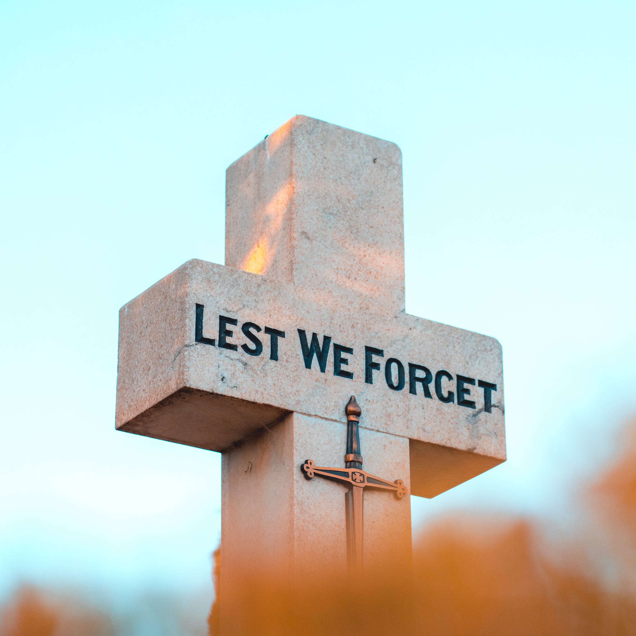Lest We Forget Tombstone